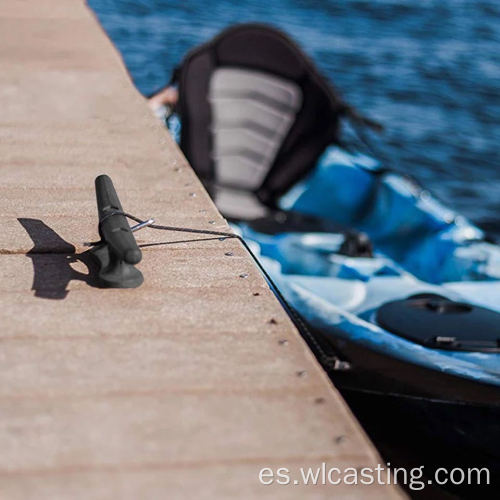 Ancla de kayak de accesorios de kayak de madera contrachapada para yates de nylon